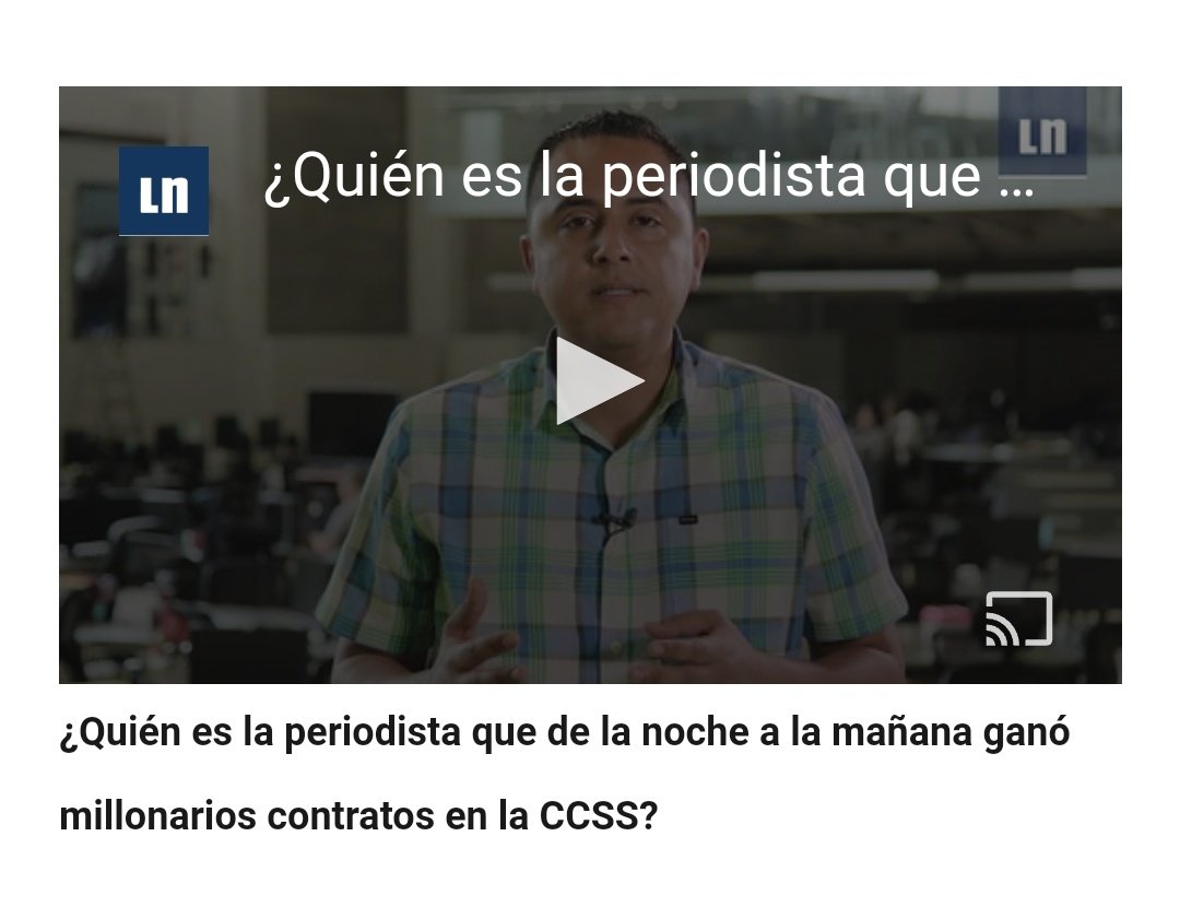 Periodista investigada por mascarillas intenta venderle a CCSS con otra empresa #Video #NoticiasCRC #CRCNoticias #CCSS  nacion.com/el-pais/salud/…