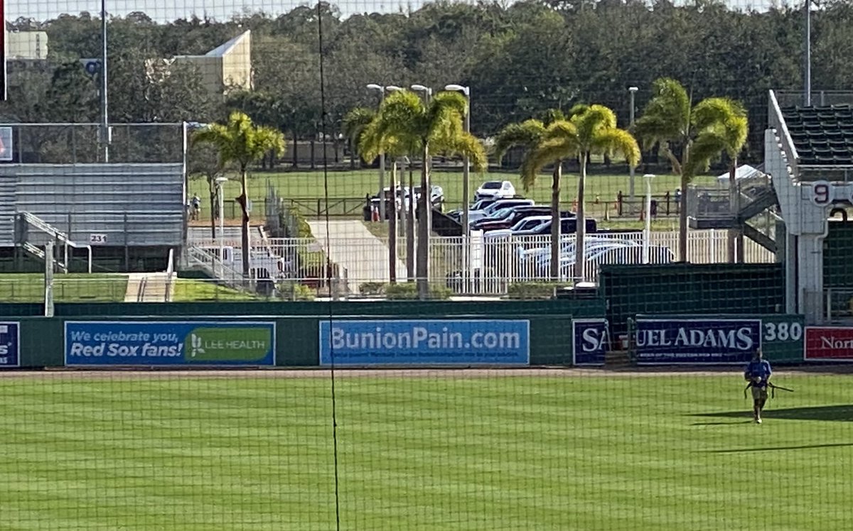 Not sure there is a better Fence Sign Advertisement for Spring Training.