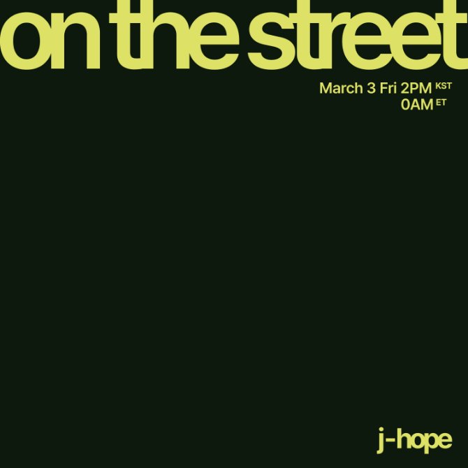 winnttaebear's tweet photo. ARE YOU READY

ON THE STREET IS COMING
J-HOPE COMEBACK 
#OnTheStreetIsComing #OnTheStreet
#제이홉 #정호석 #jhope https://t.co/aFl7iATmYL