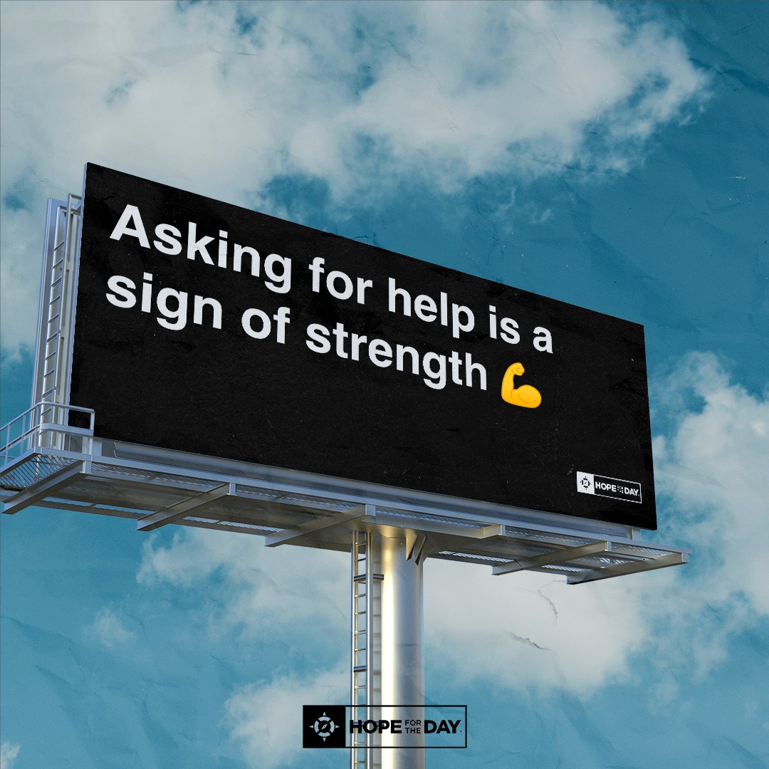 HopeForTheDay's tweet photo. Sunday Reminder: There is no shame in asking for help. You don’t have to face hard things alone. 🖤 https://t.co/NUKbQBfHs9
