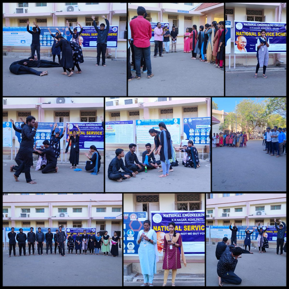 NEC NSS organized 'An awareness program on MANJAPAI' through the events Mime & Speech on 25/02/2023 at 4.30pm in front of Main building. We heartily congratulate to our NSS volunteers who took part in this event.
@connectingNss
@collectortuty
@_nssindia
@nss_tamilnadu
@NSSChennai