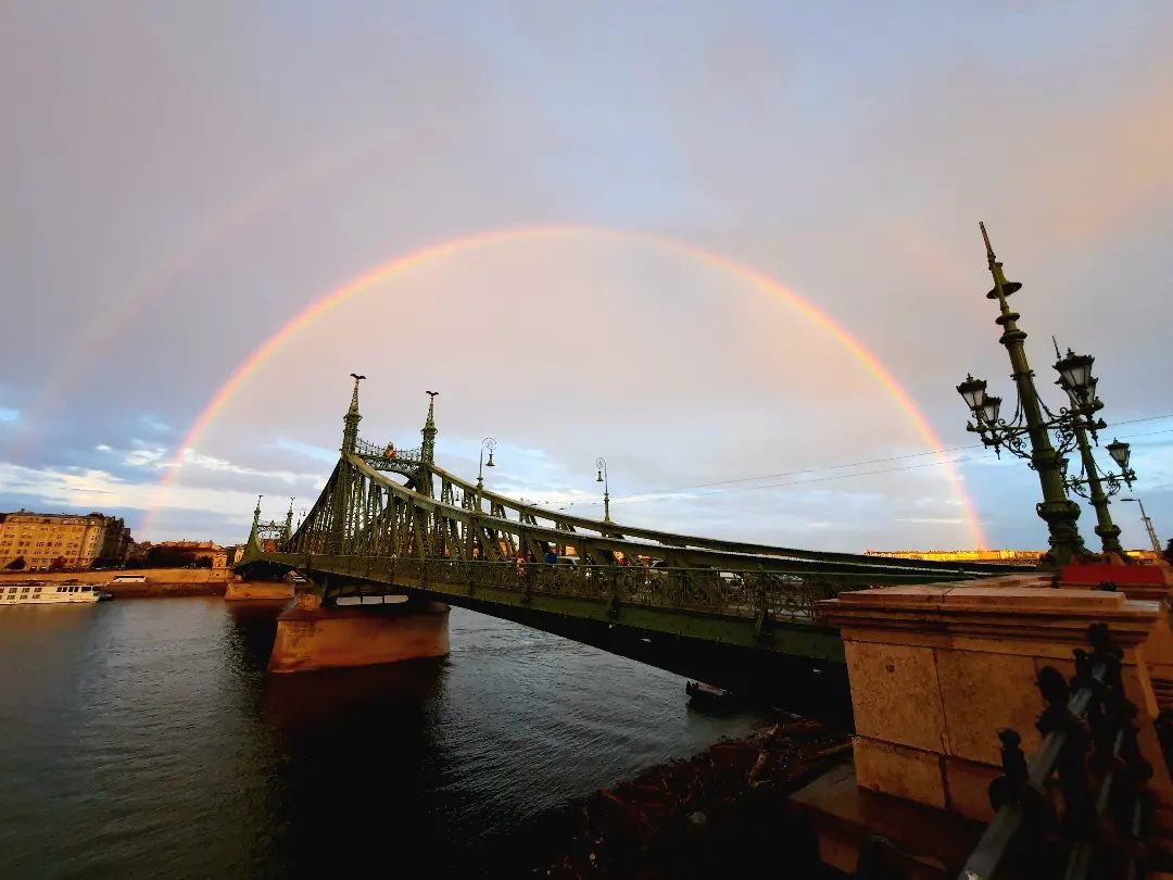 BudapestTrips's tweet photo. Somewhere over the rainbow...#budapest #libertybridge https://t.co/JpbFqzxPla