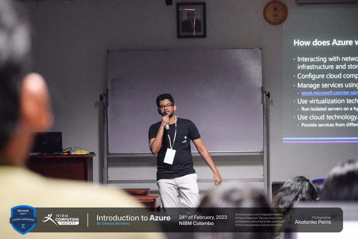 nibmcs's tweet image. Our Introduction to Azure event on 24th February 2023 brought together 100 tech enthusiasts for a hands-on experience with cloud computing.
#MSFTStudentAmbassadors #MLSA #Azure #MicrosoftLearn #Beginner #AzureforStudents #NIBMCS #NIBM