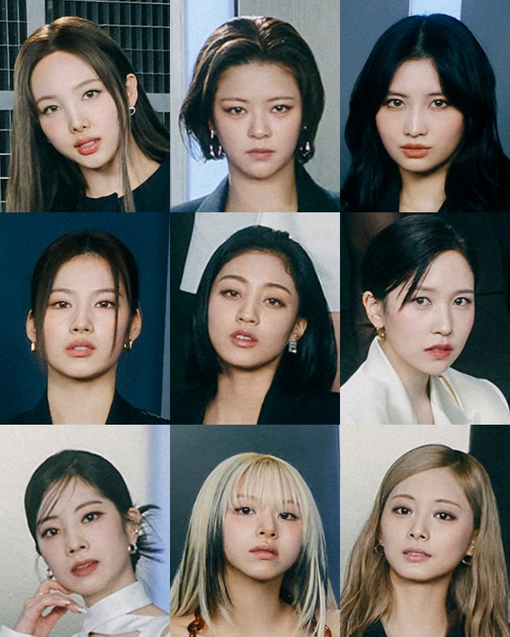 twice pics on Twitter "Face card never declines