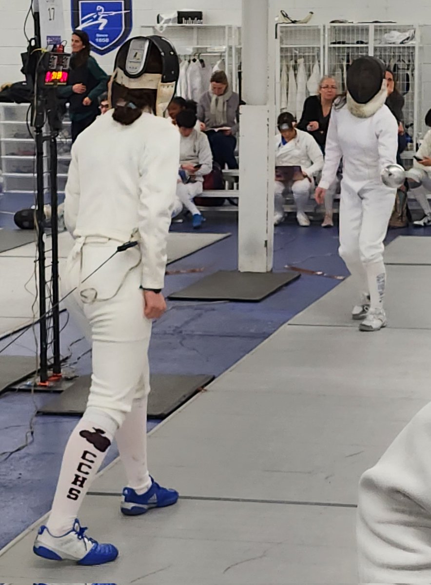 Women's saber,foil and Epee from today's action! #cchsfencing #gograpes