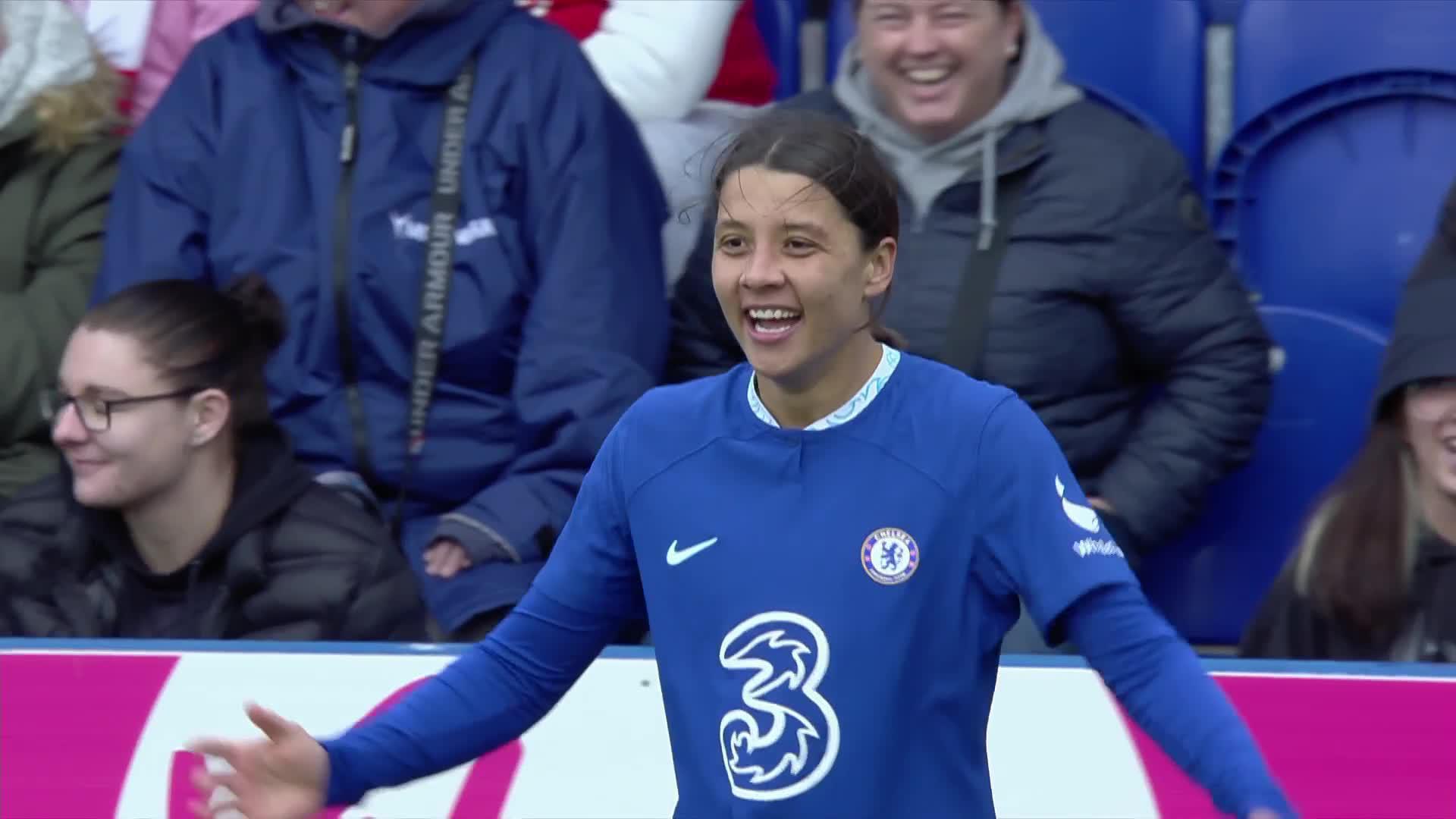 She is inevitable 🔥@samkerr1 gets another #WomensFACup goal on her 100th appearance 