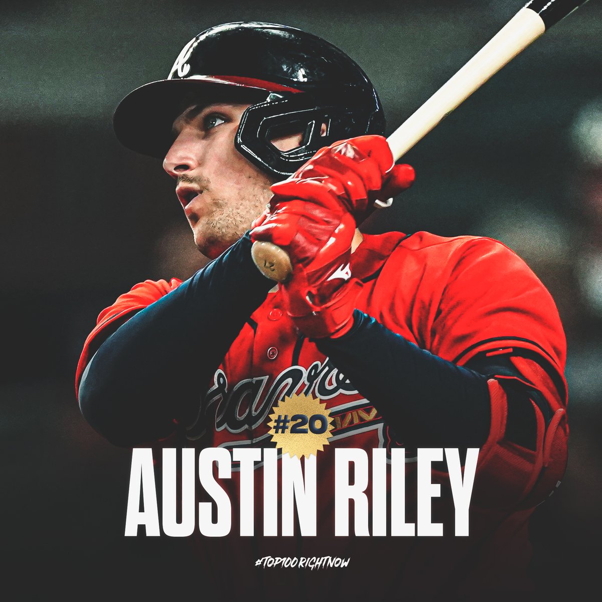 FanDuelSNBraves's tweet photo. The @Braves landed seven players in the annual #Top100RightNow rankings 📊

▪️Austin Riley 
▪️Ronald Acuña Jr.
▪️Max Fried
▪️Matt Olson
▪️Michael Harris II
▪️Spencer Strider
▪️Sean Murphy https://t.co/9wAvQayQuu