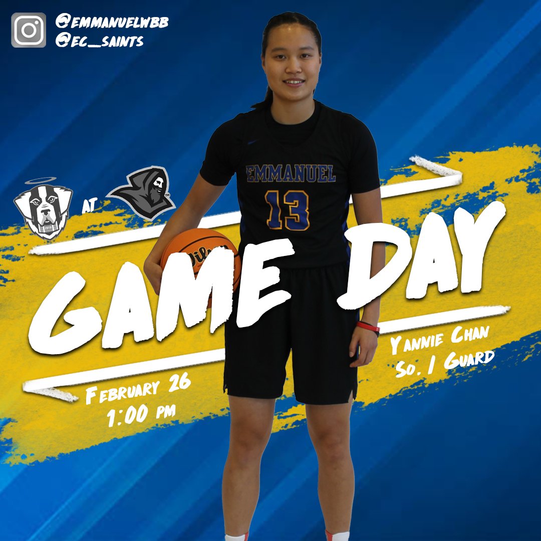 The GNAC Women’s Basketball Championship is on the line with EC WBB making the trip to Saint Joseph’s of Maine for a 1:00 p.m. tip-off and the automatic bid to the NCAA Tourney!! #GoECSaints