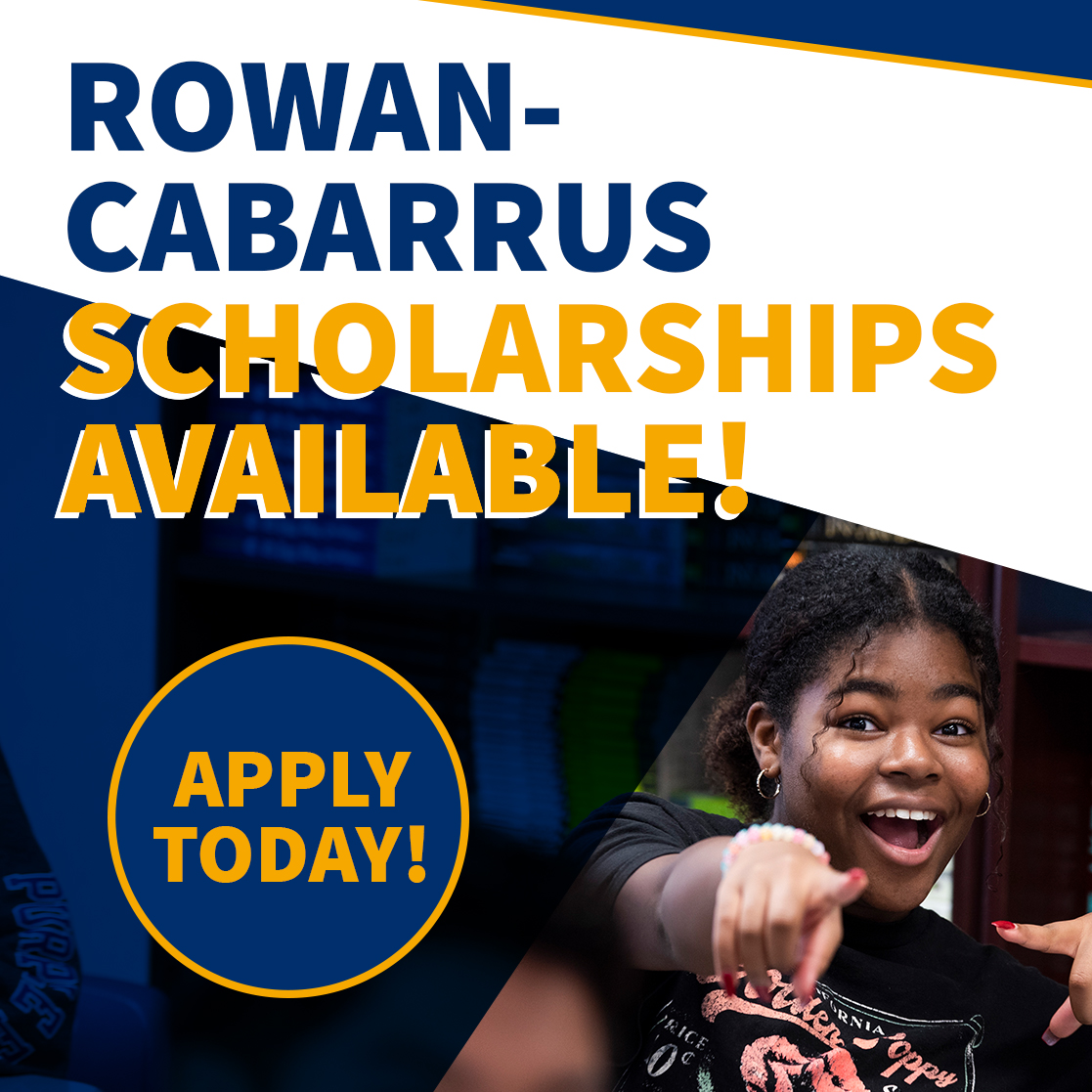 RCCCedu's tweet photo. Scholarships from the Rowan-Cabarrus Foundation are life-changing for many of our students. If you need help paying for college, applications are now open! Apply at https://t.co/kjFy3C3ZeZ. #NavigateForward https://t.co/U9maj4AFys