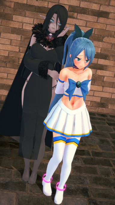 悪い魔法使いに捕まったルナちゃん 