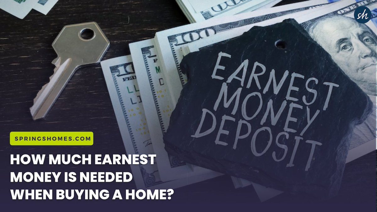 Earnest money should be a part of every real estate transaction. But, homebuyers are often surprised when it's time to write that check. Let's look at how it works.
springshomes.com/blog/how-much-…