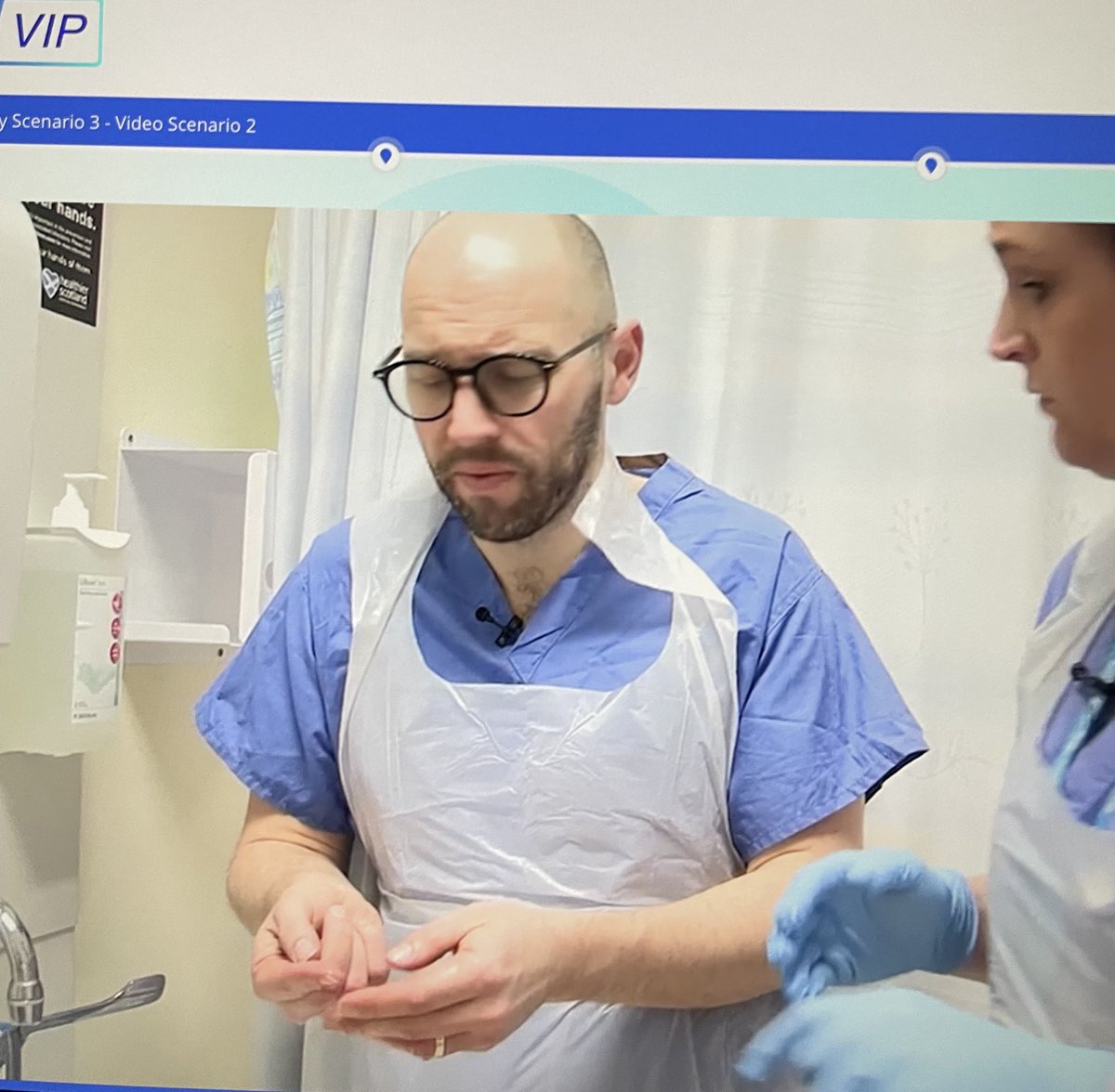 sjpaeds's tweet image. ⁦Learning about error and then ⁦@nath_oliver_sim⁩ pops up! You may have been the ⁦@NHSLothianMedEd⁩ Sim manager but your a fine actor! #learnpro #appraisal #multitalented