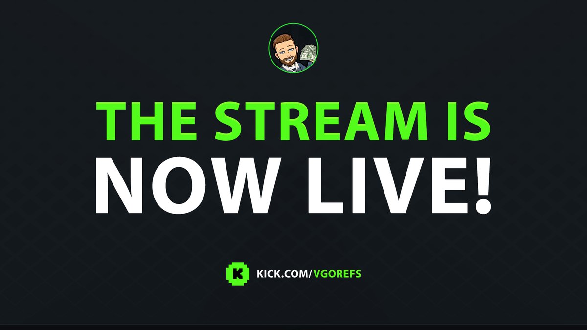 The stream is NOW LIVE! ❤️

Playing SLOTS &amp; LIVE GAMES On ,  &amp; @Gamdom and BATTLES On @Clashdotgg!

10x $20 BONUS BUYS to viewer &amp; $100,00 STREAM GIVEAWAY! 

Watch now: &#128248;