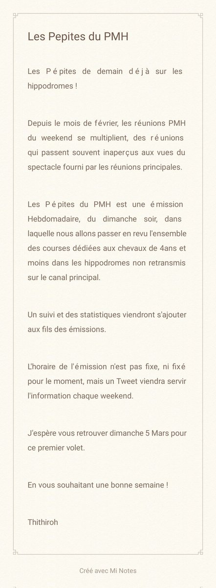 Thithiroh's tweet image. 🚨Reprise des Lives🚨

J'ai le plaisir de vous annoncer officiellement ma 1ere émission :
🌟Les Pépites du PMH🌟

Une émission Hebdomadaire du dimanche soir sur ma Chaîne Twitch : Twitch.tv/thithiroh

Le 1er épisode sera dimanche 5 Mars !📝 

Bonne semaine à tous 💪