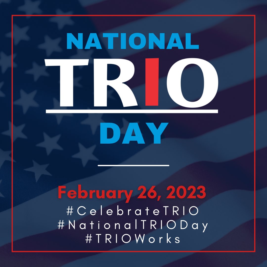 jsu_success's tweet photo. Today we celebrate #NationalTrioDay to commemorate the annual achievements of Federal TRIO programs in communities across the country. #TrioWorks #MSTrioDay #MAEOPP #SAEOPP #COE https://t.co/P6WWK6dGKo