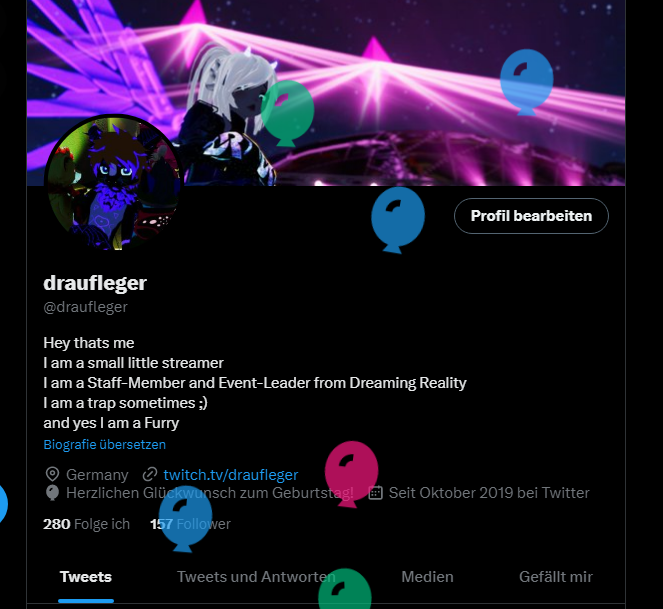 draufleger's tweet image. Well today is the day &amp;lt;3 I am older now and had a great big weekend and a great birthdayparty at the anniversary of @VirtualClub_DR  thx for two beautiful nights