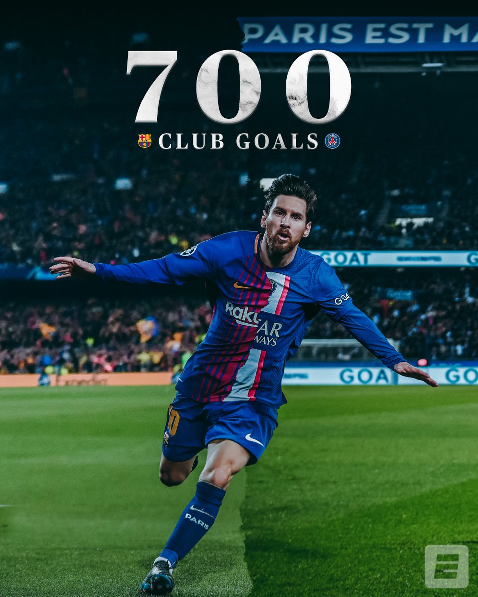 ESPNFC's tweet photo. LIONEL MESSI SCORES HIS 700TH CLUB GOAL 🐐

Another accomplishment checked off the list ✅ https://t.co/HkLUGCW6kw