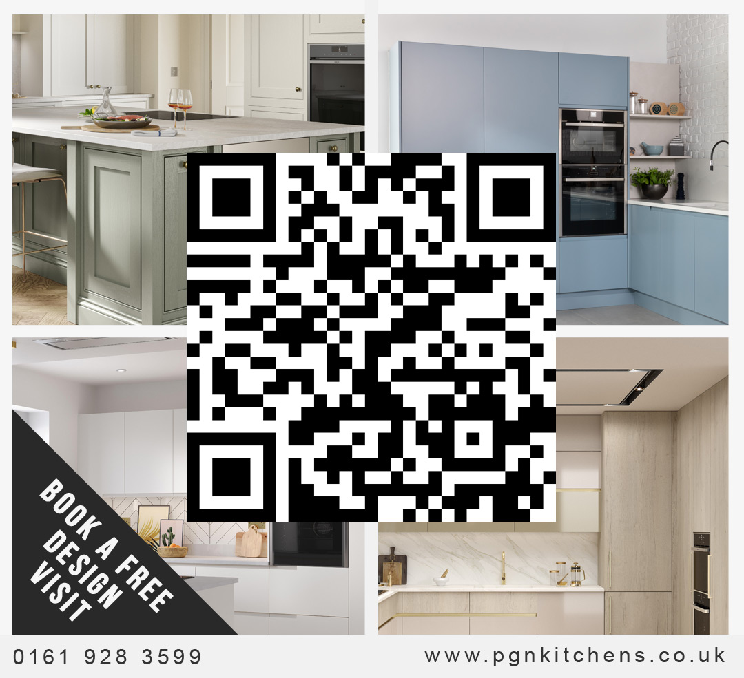 Phillip George Nott Kitchens  Altrincham are having winter sale... 20% off ALL bespoke kitchen ranges. 

Follow QR Code to book  a FREE no Obligation Home Measure and Design...

#kitchendesign #kitchen #fittedkitchen #bespokekitchens #luxurykitchens #designerkitchens