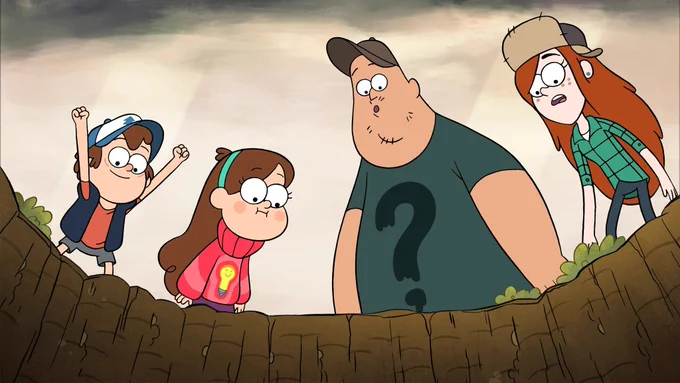 i think more adult animated comedies need to have an art style like gravity falls, it's still fun and kinda goofy but also really nice to look at 