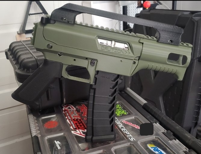 Space gat 22lr almost completed. I wasn't originally a fan of this design but it's grown on me lol.