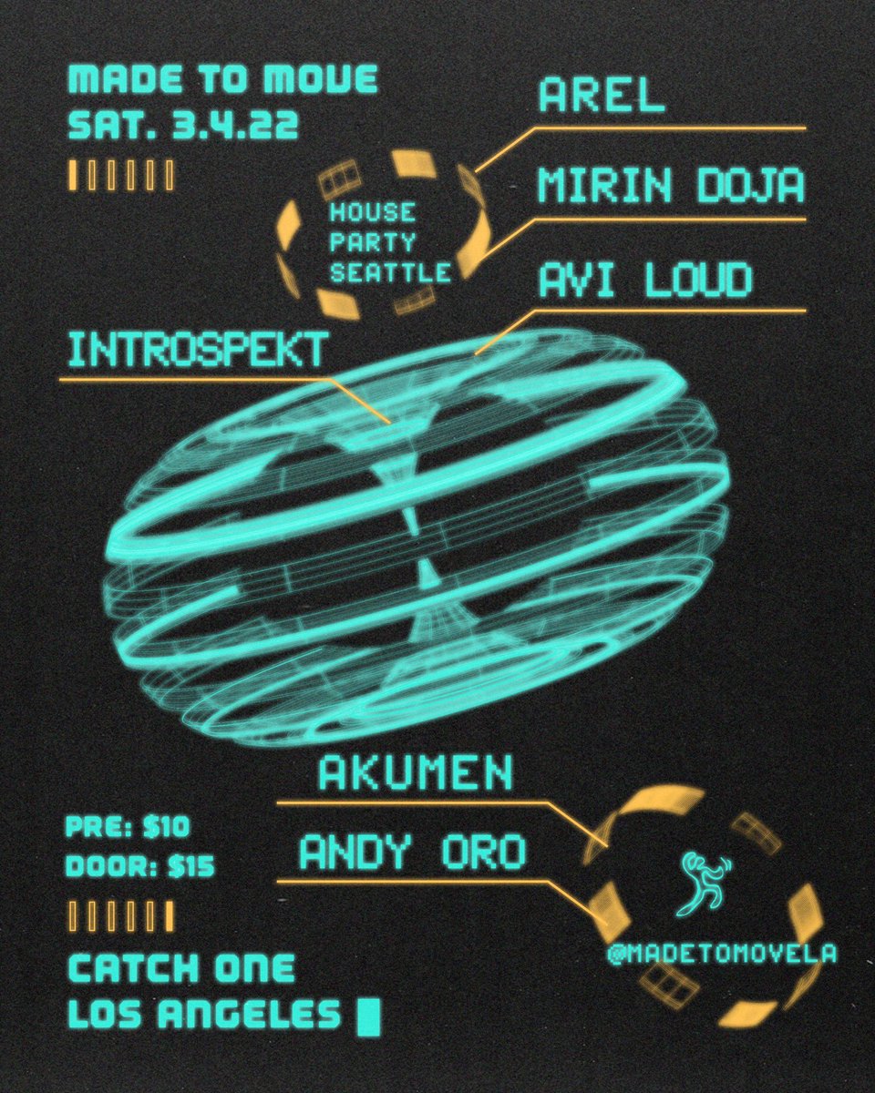 madetomovela's tweet image. 💻💫UPDATE LOADED: @_introspekt is now added to our Mar 4th lineup! 
Ya'll gotta come through for this one! Introspekt, a garage-2step-bass DJ and highly regarded Producer, is going to bring her sensual femme HIGH energy to our night.
Tickets: catch.one/events/#/event…