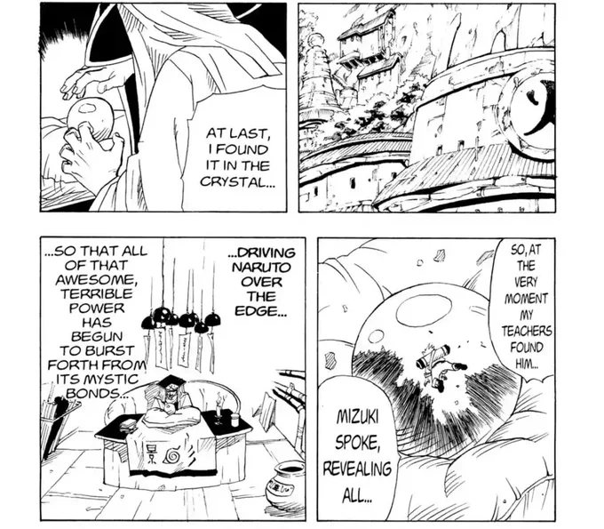 Remember when Hiruzen just had a magic crystal ball… 