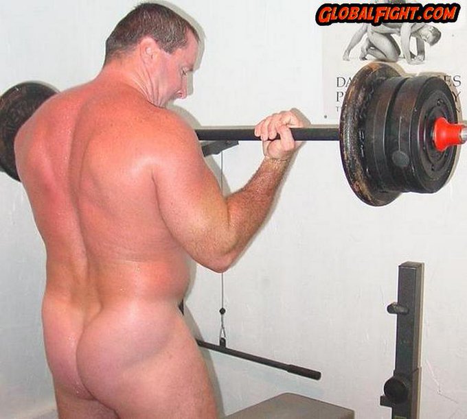 1 pic. Muscledad Nude Gym VIEW THE VIDEO on my page https://t.co/oAwhABJ0gw   --  #gym #gymlife #nudistmen