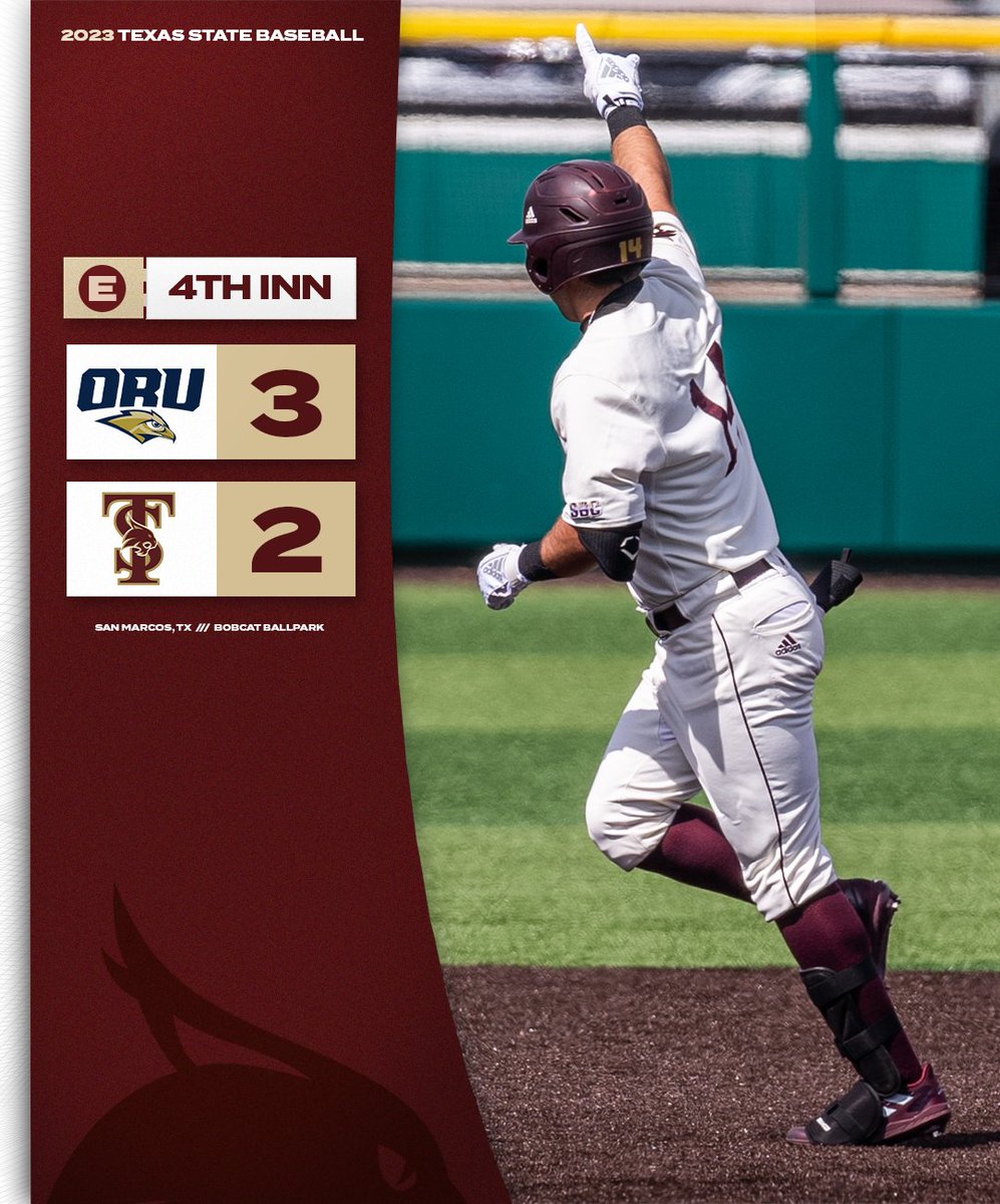 Get a run back on @ryderh4's 3rd homer of the season #EatEmUp #SlamMarcos