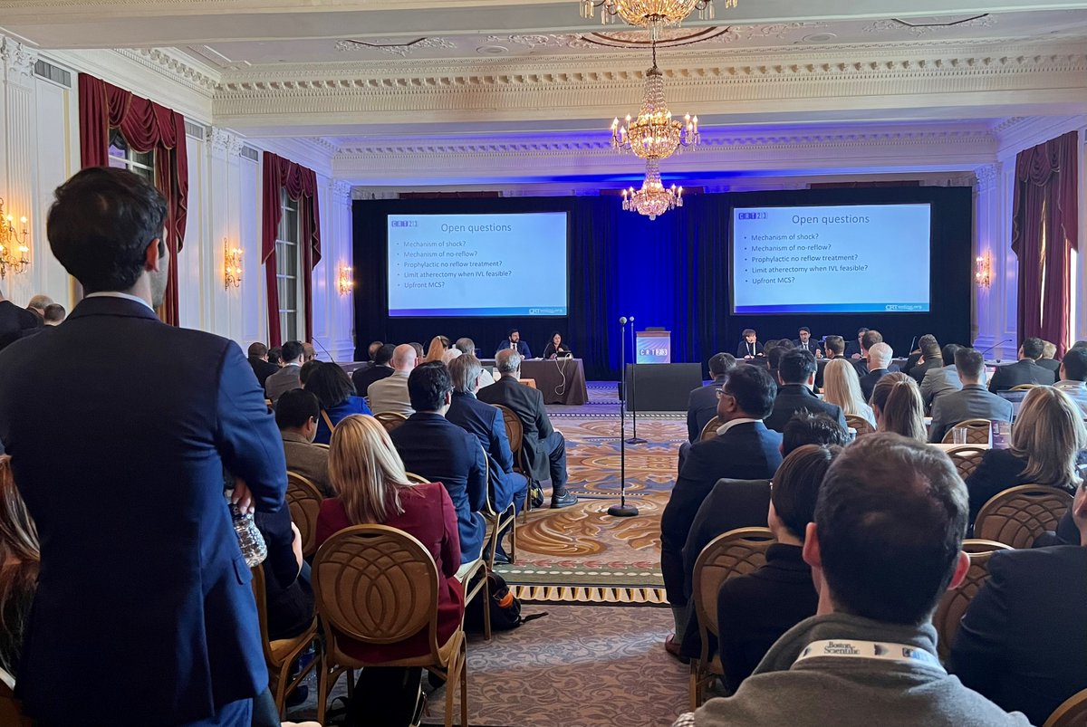 ShockwaveIVL's tweet image. Congress can learn a thing or two about debate from Drs. Jennifer Tremmel @FaroucJaffer @ArasiMaran @ziadalinyc &amp;amp; @DrDarshanDoshi! Thoughtful, educational presentations on approaches to nodular calcium with #ShockwaveIVL and #RotaShock at #CRT2023.
ISI bit.ly/3iEq7fC
