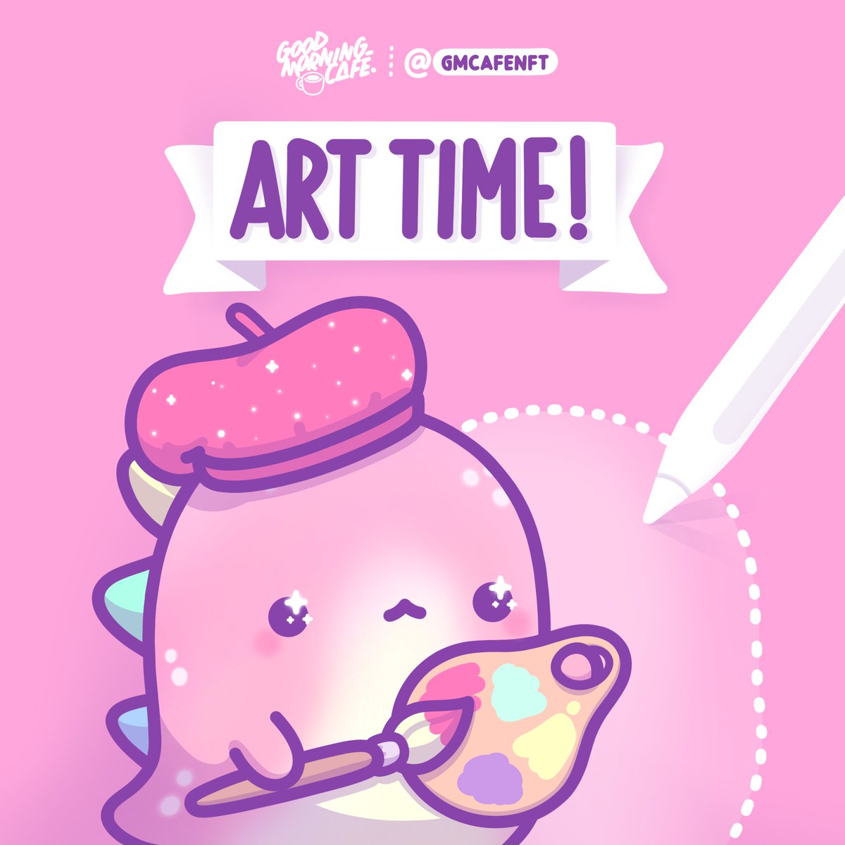 Art Contest Time!✏️

Create a passionate piece of Keekusaur art that shares your love of cute and chill café vibes, post it here and in the Discord 💜

Thoughtful art is at the very core of what GMcafé stands for, so we've allocated 50 FULL RESERVATIONS to this contest! RAWR!👇