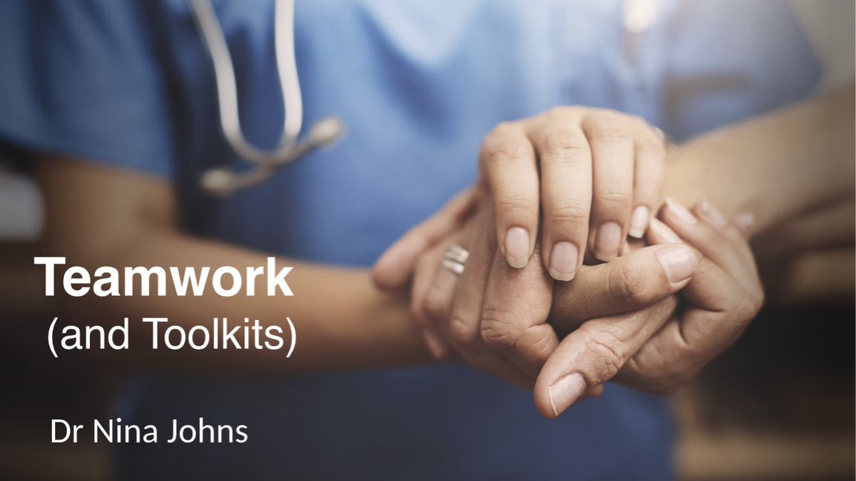 johns16_nina's tweet photo. #Teamwork presentation & playlist ready for @NHSHEE_Midlands O&G training @civilitysaves @orangedis @lucysarahmorse ๐ ๏ธ๐งฐโ๏ธ #Tools4ClinicalEscalation #EBCLearnAndSupport ๐ https://t.co/904YbUlmLD