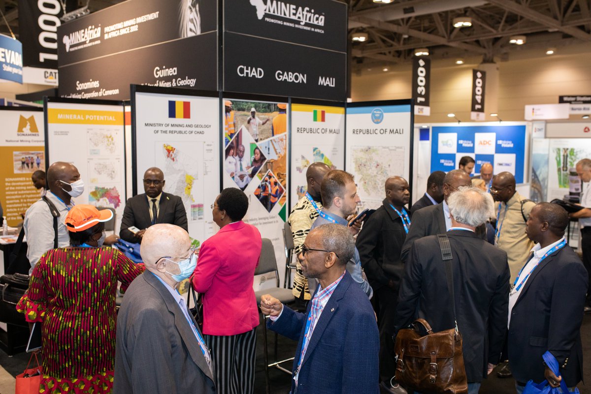 Meet 21 #African countries, companies &amp; service providers at the #mineafrica pavillion (booths 923 and 938) #pdac2023 on Mar 5-8. See our full list of exhibitors at mineafrica.com/pdac
#AfricaatPDAC <a href="/CanAfricaBiz/">Canada-Africa Chamber of Business</a> <a href="/the_PDAC/">The Official PDAC</a>