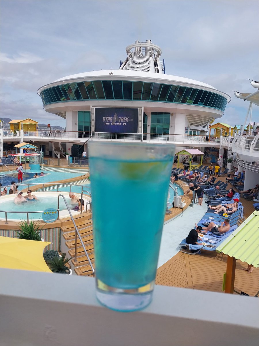 My first James "Tea" Kirk of the #StarTrekCruise, otherwise known by a name that would get me thrown off Twitter.<a href="/StarTrek/">Star Trek</a>