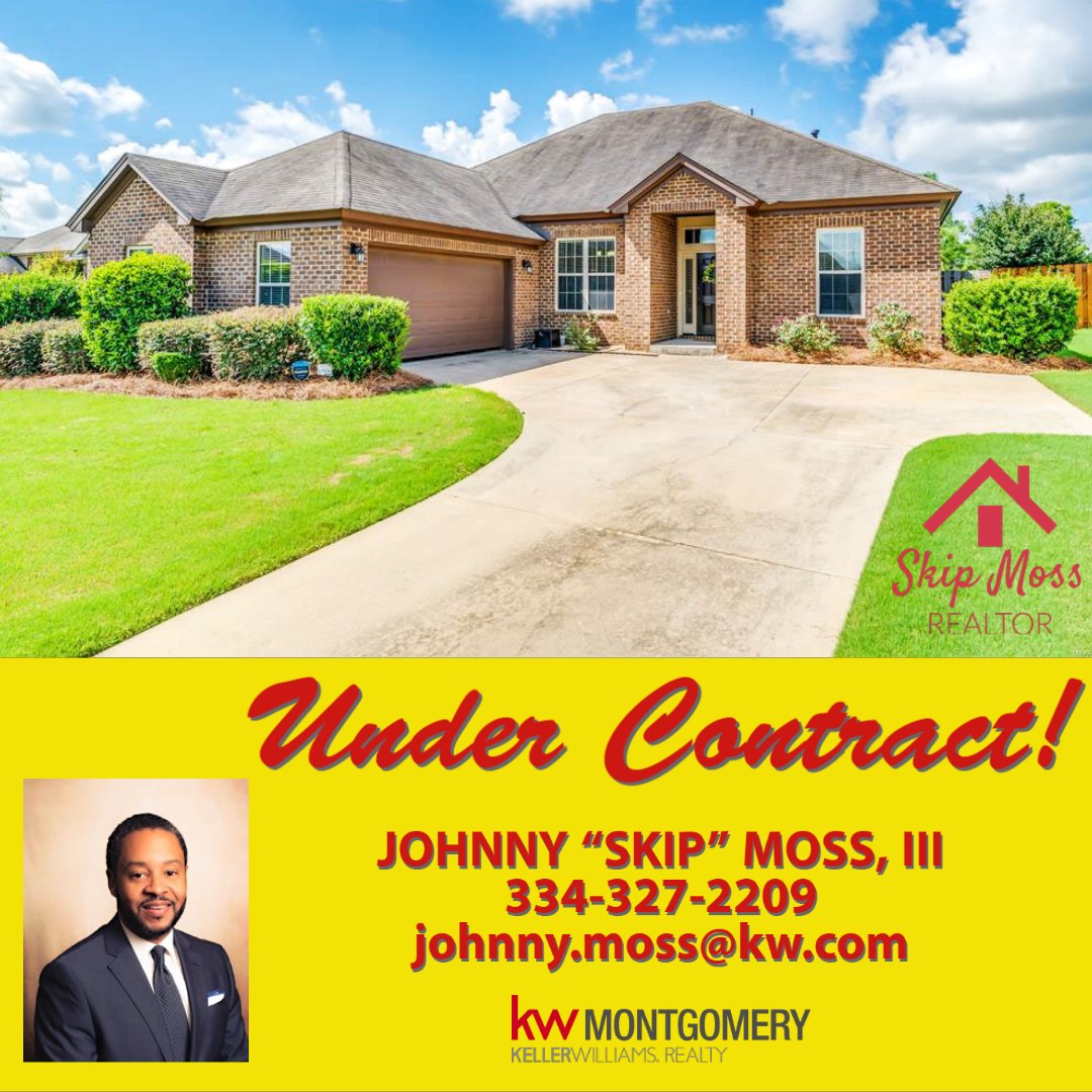 SkipMoss3's tweet photo. Congratulations to my persistent clients on getting this beautiful home under contract. Next stop, the closing table! https://t.co/Pz3ZYCbz2L
