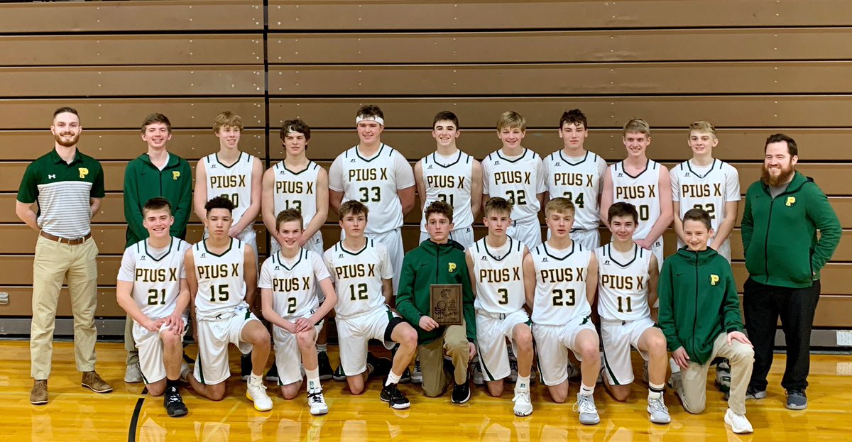 Thank you to my teammates and coaches at Pius for the last 4 years. I loved all of the memories, wins and celebrations together, and I wouldn’t trade them for anything in the world. 💚💛