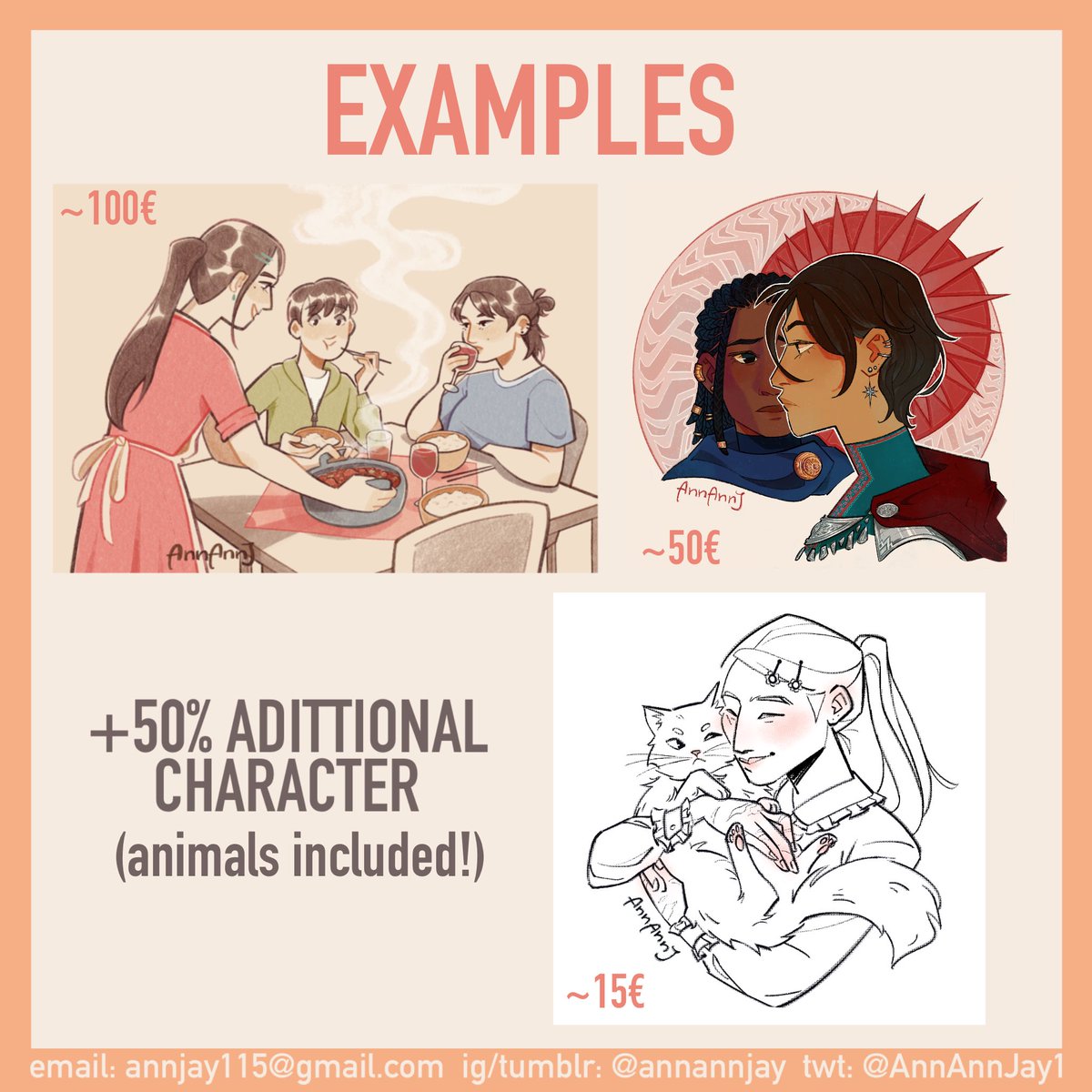 AnnAnnJay1's tweet image. 🍒COMMISSIONS OPEN🍒
RTs are very appreciated!!
feel free to contact me if you have any questions💕 (1/3)
#ArtCommission #artcommissions