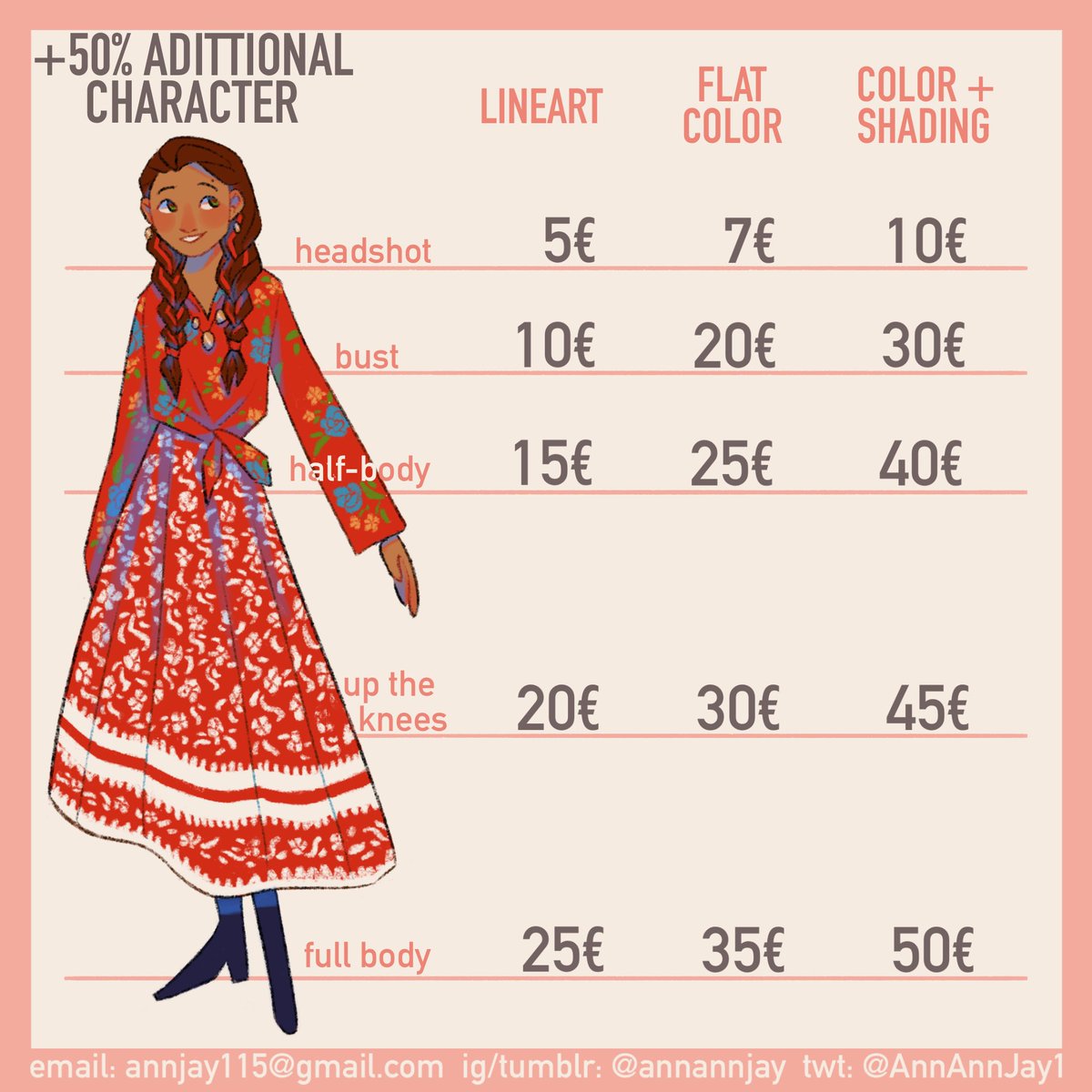 AnnAnnJay1's tweet image. 🍒COMMISSIONS OPEN🍒
RTs are very appreciated!!
feel free to contact me if you have any questions💕 (1/3)
#ArtCommission #artcommissions