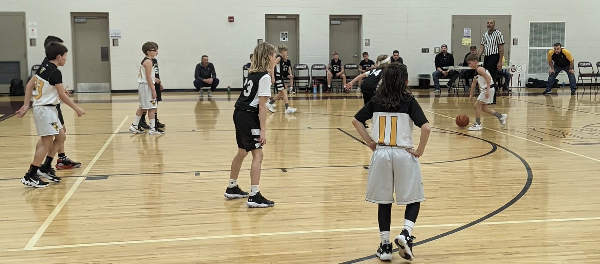 Cheering on the 4th grade Jackets today, in the championship game!