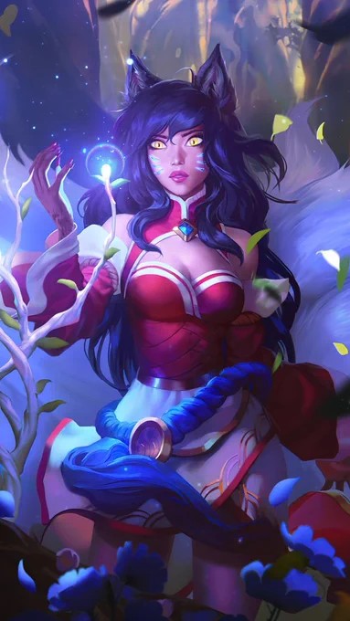 If I made Ahri, what skin would you like to see her in? #3Dart #LeagueOfLegends #fanart 
