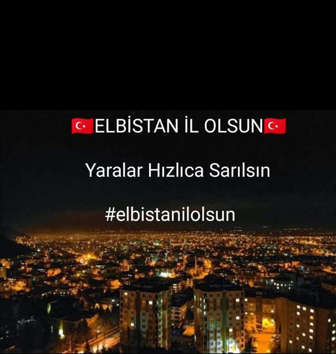 #ElbistanDepremSesimiziDuyun #elbistanıilyapın             #elbistandeprem            #ElbistanİlOlsun             #ElbistanİlOlmalı                   #elbistanaacilyardım                        #Elbistanasahipçık