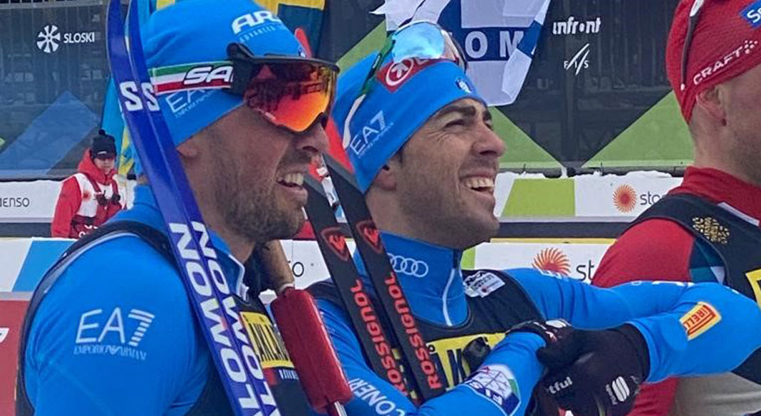 giomalago's tweet photo. Nuove, travolgenti emozioni #ItaliaTeam! Ai Mondiali storico successo #Freestyle per #Deromedis nello skicross, con bronzo #Tomasoni-#Galli. Gradino più alto del podio anche per #March-#Ochner nello snowboard, argento di #Pellegrino-#DeFabiani nello sci di fondo. Fantastici!🇮🇹 https://t.co/ug4bTIlvyu