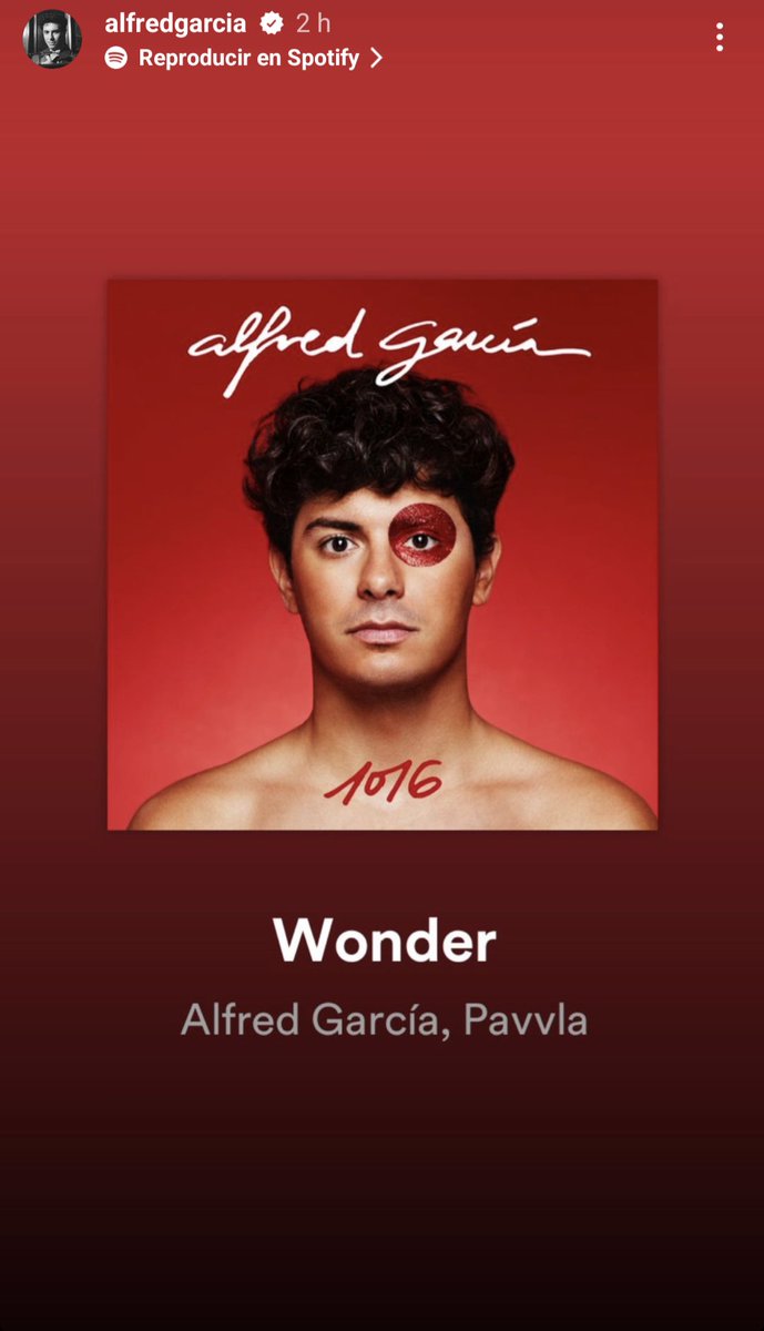 📸 | Historias de @alfredgarcia. 🎵🎵

#SecondNature #BonIver 
🎧open.spotify.com/track/0ZiZoJuy…

#Wonder #AlfredGarcía #Pavvla 
🎧open.spotify.com/track/1w3ClcDx…

instagram.com/alfredgarcia?i…