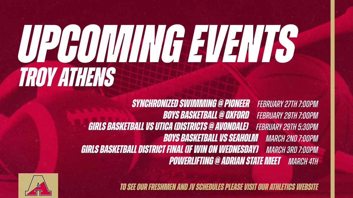 Troy Athens Athletics tweet media
