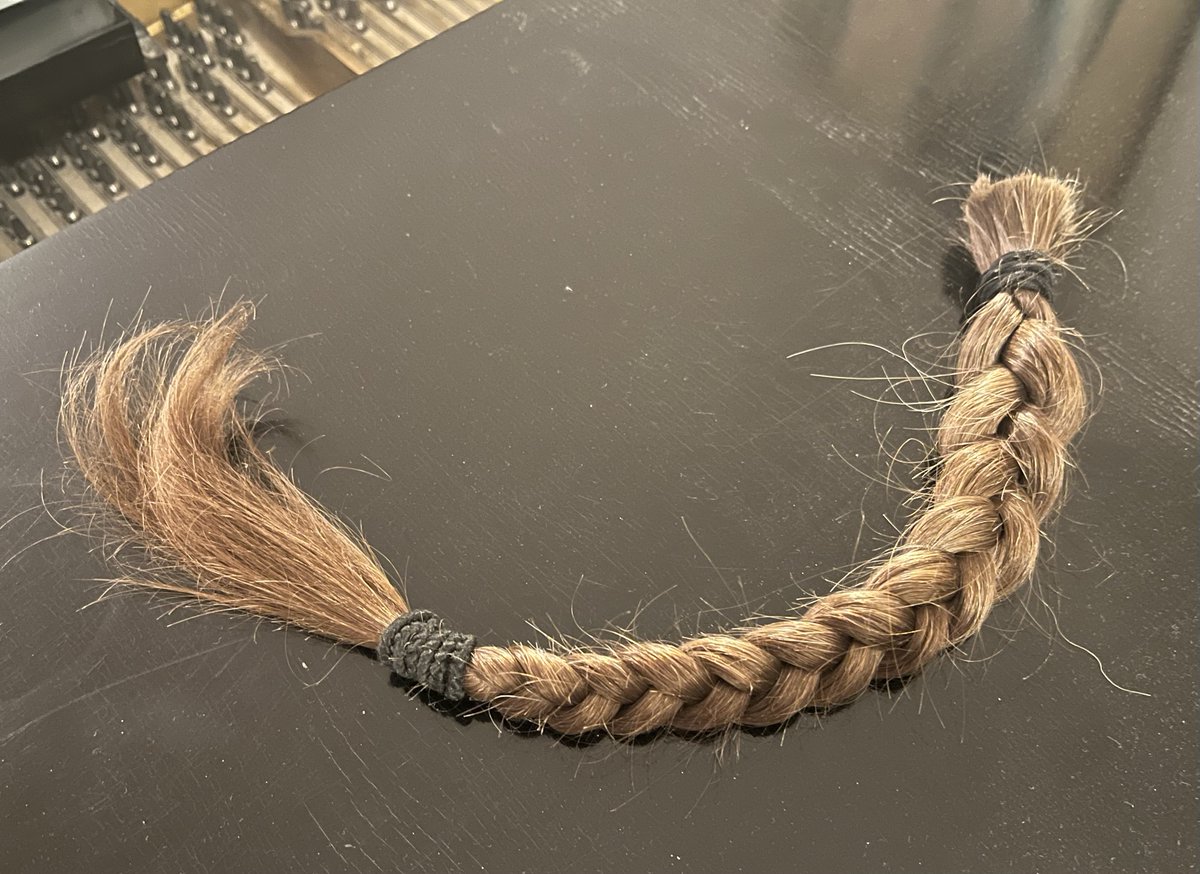 TGBaudson's tweet photo. Habe heute das gemacht, was ich besonders gut kann, nämlich alte Zöpfe abschneiden😀Der hier wird gespendet. #haarspende https://t.co/9uy1pyUBSI