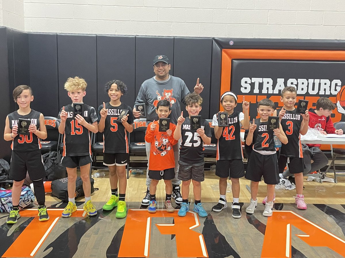 Congratulations to the 4th grade division Champs Massilon Tigers at the Tiger Cage Classic. Final score  30-17