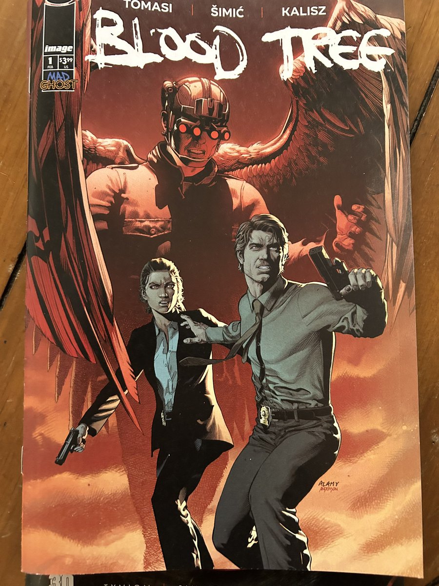 JimOusley's tweet photo. Enjoying #BloodTree by @PeterJTomasi &amp; #MaximŠimić. Modern noir with a slightly sarcastic sense of humor. #Readmorecomics #makecomics https://t.co/HSiRqIrAgi