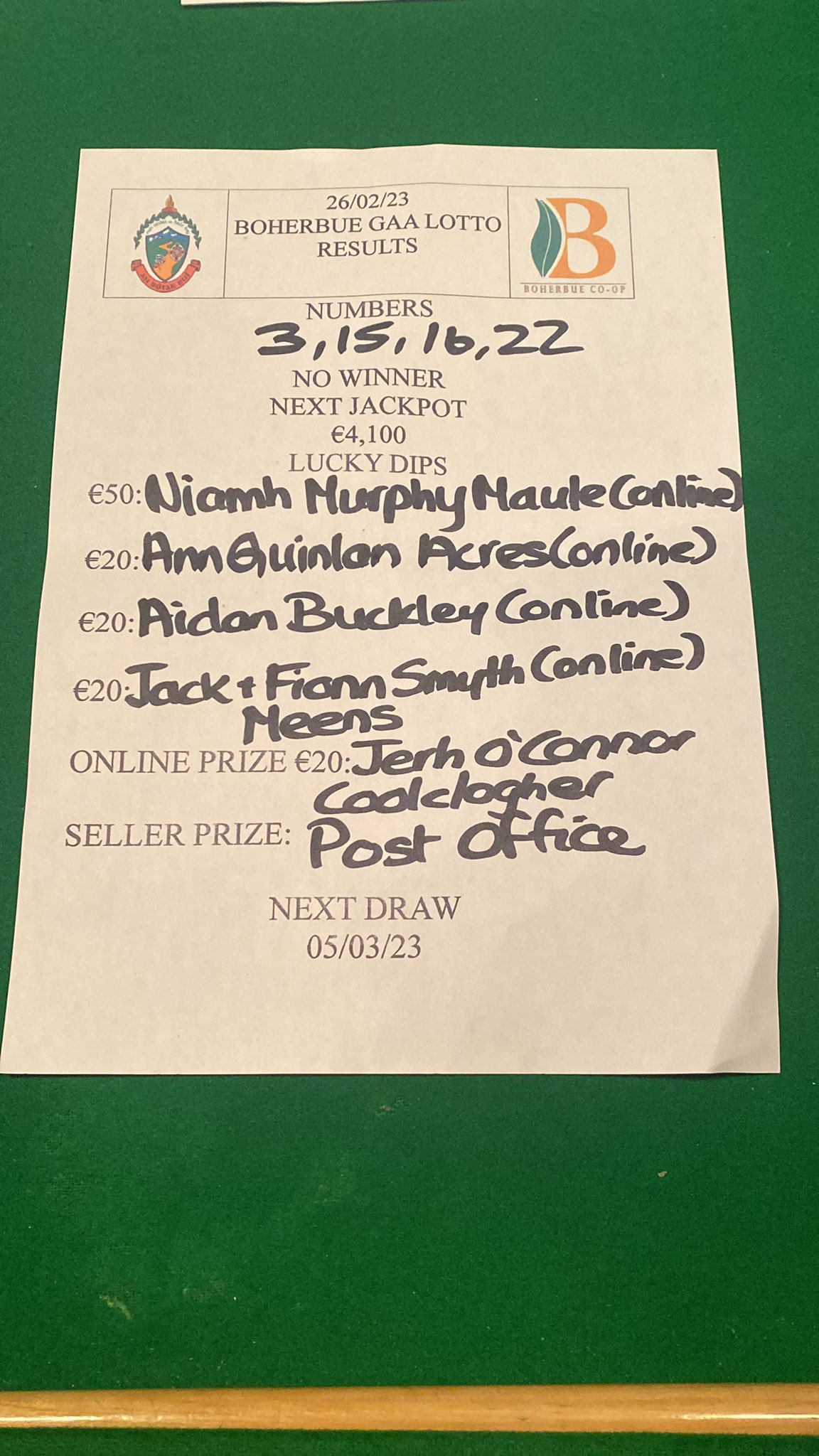 LiveGAAResults/Cork GAA / Twitter