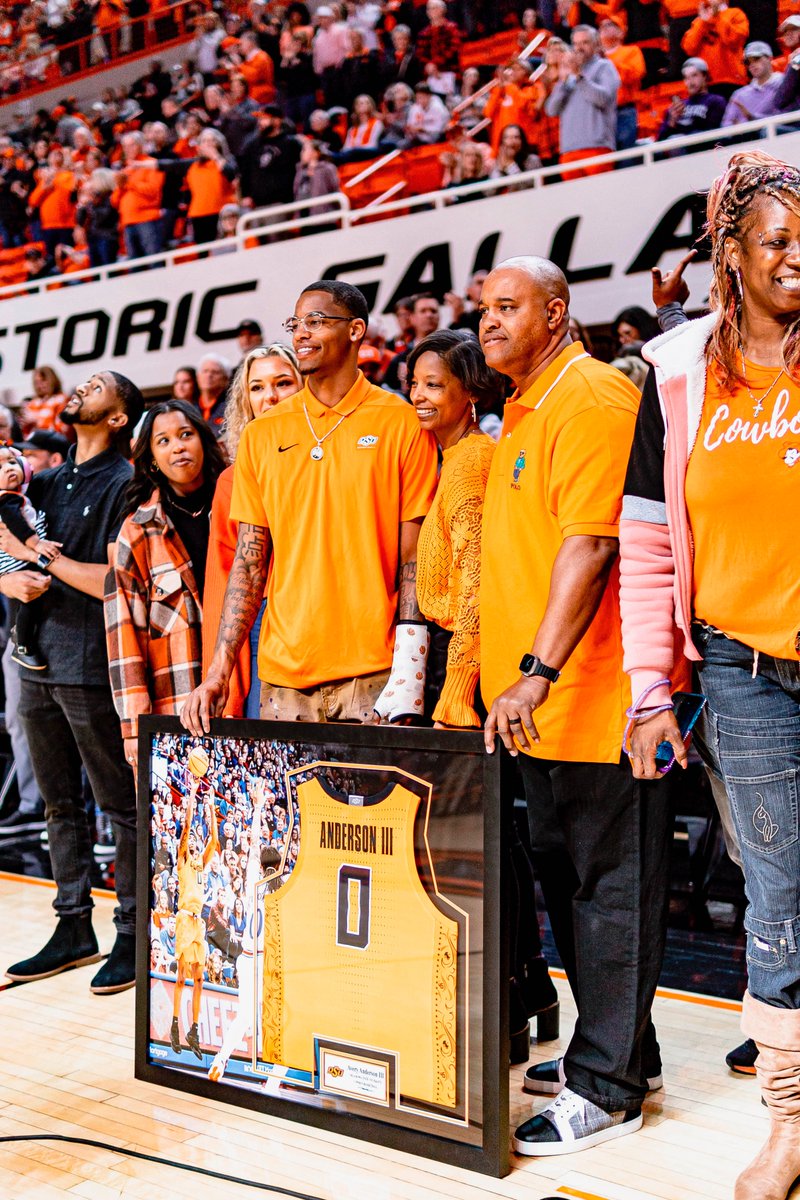 A guard from Justin, Texas in his fourth year with the Cowboys… Thank you senior, Avery Anderson III! 

#LetsWork I <a href="/OKStateAlumni/">OSU Alumni Assoc.</a>