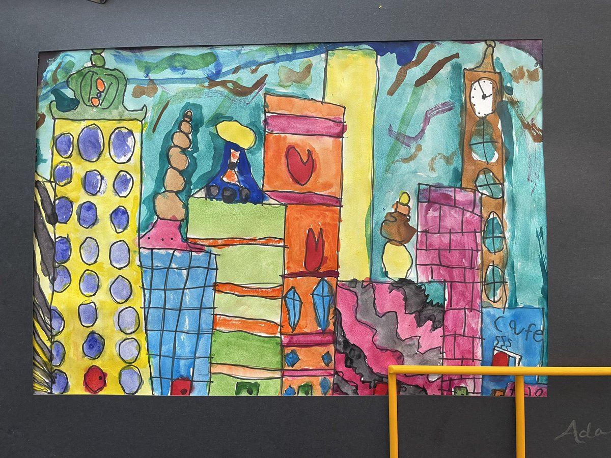 ThompsonFWES's tweet photo. Today, Ms. Thompson is at Marbles! We’re checking out the FWES art display featuring our own young artist and many others taught by @go2yourstudio! #FWESDestinationLearning https://t.co/CPr5zWLxeZ