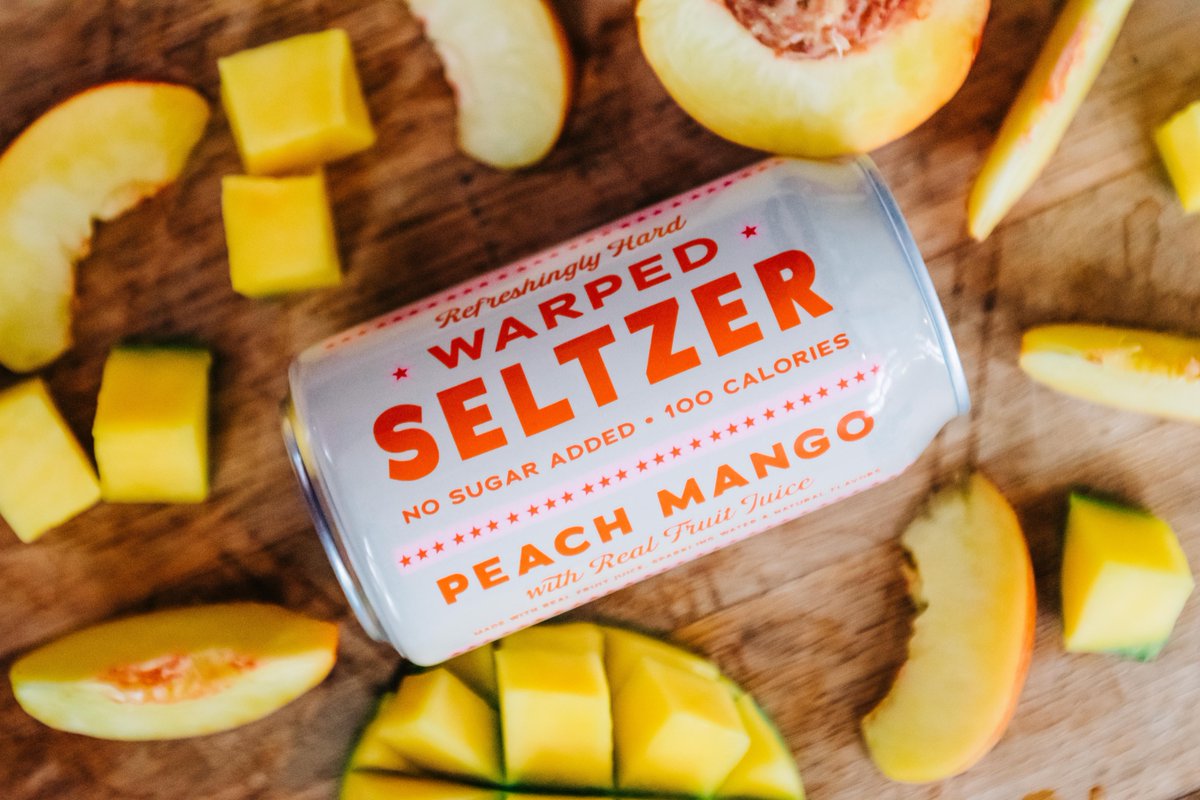 WarpedWing's tweet photo. ๐๐ฅญ #WARPEDSELTZER ๐ฅญ๐
โ๏ธ Real fruit juice
โ๏ธ No added sugar
โ๏ธ Naturally gluten free
โ๏ธ 100 calories per 12oz can
โ๏ธ Refreshingly hard
#warpedwing #staywarped #hardseltzer #seltzer #craftseltzer #drinkingcraft #craftcans #peachmango #peachseltzer #mangoseltzer #sundayfunday https://t.co/IICn3YCln0